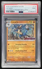 2023 Pokemon Scarlet & Violet #114/198 Lucario PSA 9 picture