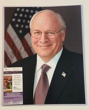VICE PRESIDENT DICK CHENEY SIGNED PHOTO 11X14 AUTO GEORGE W BUSH JSA COA PROOF picture