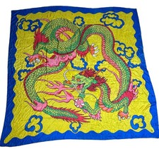 Rare Vintage 6-Foot Rice's Silk King Studios (SKS) Imperial Dragon Stage Silk picture