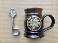 death wish coffee trick or treat tankard mug and dw pewter scoop deneen pottery picture