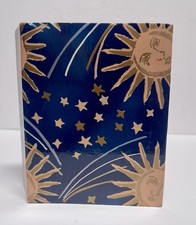 1990’s Vintage Celestial Sun Face Mini Photo Album 5” X 7” picture