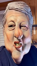 Vintage 1996 Illusive Concepts Bill Clinton Caricature Halloween Cosplay Mask picture