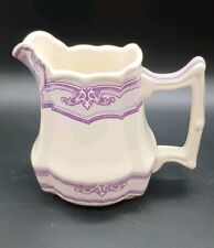 Vintage Two’s Company Purple Transferware Pitcher Creamer Excellent Condition picture