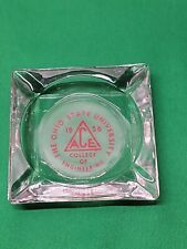 Vtg Ohio State University 1956 college of engineering advertising glass Ashtray picture