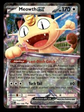 Meowth ex 062/088 ME03: Perfect Order Double Rare Holo NM Pokémon TCG picture