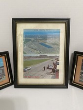Vtg Framed Post Cards Racing Assorted Museum Daytona Fairground Collectibles picture