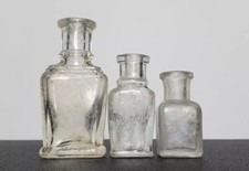 Antique vintage perfume bottle from the 1800s.Very small (3 items) picture