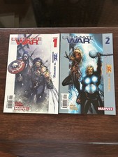 Ultimate War #1 2 Marvel 2002 Captain America Wolverine Thor Storm X-Men picture