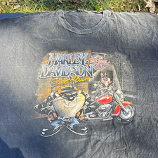 Harley-Davidson Street Tough Stone Mountain GA Graphic Black T-Shirt picture
