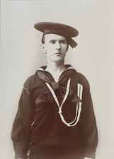 US NAVY BATTLESHIP USS KENTUCKY NAGASAKI JAPAN BOXER REBELLION 1901 SAILOR PHOTO picture