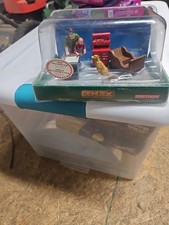 NOS NIB Lemax Rare 2012 Craftsman Sears Exclusive Father Son Dog Workshop picture