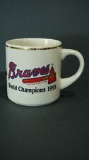 Vintage Atlanta Braves 1995 World Series Champions 12oz Coffee Mug Cup MLB ATL picture