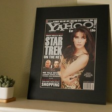 1998 Star Trek TNG Marina Sirtis Magazine Cover Sci-Fi Tech History TV Next Gen. picture