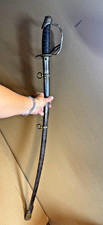 Antique 1850's US Infantry Officer Sabre w/ Original Scabbard picture