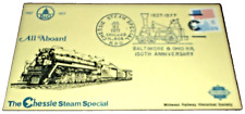 JULY 1977 CHESSIE SYSTEM STEAM SPECIAL SOUVENIR ENVELOPE CHICAGO ILLINOIS picture