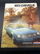 Vintage 1973 Chevrolet Chevelle OEM New Car Dealer Sales Brochure NOS picture
