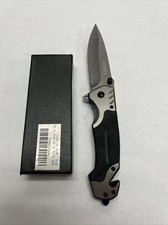 ITOKEY Folding Pocket Knife, Hunting Knife Titanium Handle picture