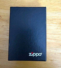 Zippo Lighter w/ Original Zippo Box, Gold Tone Emblem Design, Zippo Box picture