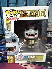 Funko Pop Animations - The Boxtrolls: Fish #120 Vaulted Rare Nice Box picture