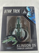 Klingon D5 Tanker Variant Star Trek Eaglemoss Ship Bonus Edition W/Booklet NIB picture