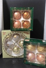 Vintage Glass Ornaments by Krebs 3 Original boxes picture
