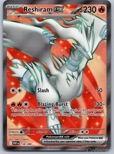 RESHIRAM EX 158/086 WHITE FLARE NM/M picture