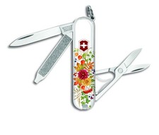 Victorinox Swiss Army FALL AUTUMN WATERCOLOR LEAVES CLASSIC SD Knife Multi Tool picture
