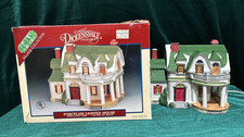 Lemax Dickensvale Porcelain Lighted Village House In Box - 1995 picture