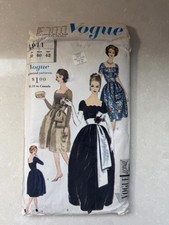 1960 Vogue Special Design 4941 VTG Evening Gown Dress Pattern S20 Bust 40 picture