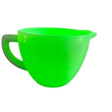 Vintage Jeannette Jadeite 2 Cup Sunflower Bottom URANIUM UV GLOW Measuring Cup picture