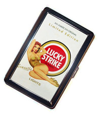 Lucky Strike Cigarette case pinup ad Samantha Handmade Accessory picture