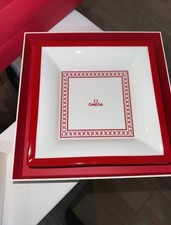 OMEGA Porcelaine de Limoges Valet / Trinket Tray Dish – Made in FR Rare Vip Gift picture