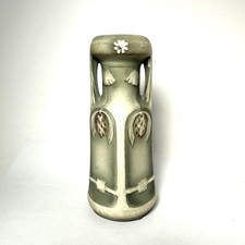 Robert Hanke Attributed Ceramic Bud Vase Art Nouveau / Secessionist Style 6” picture