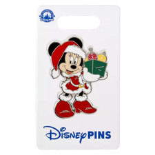 Disney 2024 Christmas Holiday Pin - Minnie Mouse dressed as Mrs. Santa picture