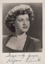 REGINA RESNIK OPERA SINGER d.2013 Hand Signed 3x5 PHOTO AUTOGRAPH picture