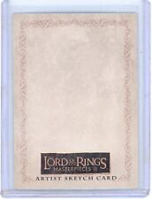 2006 TOPPS LORD  OF THE RINGS LOTR MASTERPIECES II BLANK SKETCH CARD picture