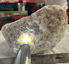 Large raw anhydrite gypsum crystal cluster specimen 2.12 kg - san bernardino, ca picture