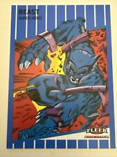 2023 Fleer Throwbacks '89 Marvel Edition Blue 13/25 Beast #29 picture
