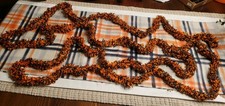 Vintage Old Halloween Tissue Paper Garland  picture
