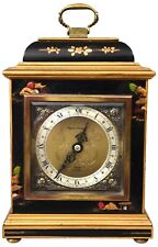 Elliot English 8 Day Table Clock with Japanese Motif c. 1960s picture