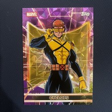 2026 Topps Chrome Neon Marvel - Cyclops #40 Gold Refractor /50 picture