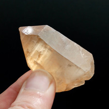 2in 37g DT Pink Shadow Lemurian Seed Quartz Crystal, Smoky Scarlet Temple Lemuri picture