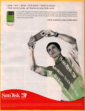 Sandisk Memory Stick Pro Duo PSP - Video Game Print Ad / Poster Promo Art 2006 picture