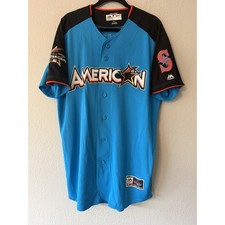 Majestic 2017 Allstar Game Jersey Seattle Mariners Baseball Nelson Cruz Size 44 picture
