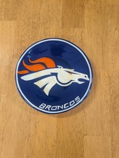 Denver Broncos NFL Ceramic Plate Wall hanging ManCave Bar Decor handmade Mexico picture