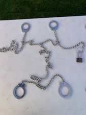 Vintage Peerless Handcuff & Anklecuff Set picture