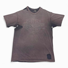 1980s Harley Davidson Sun FADED Tee Thrashed Size Large Tempe Arizona Vintage picture