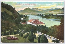 Vintage Rolandseck and Siebengebirge Germany Scenic Postcard picture