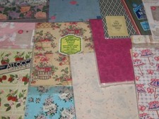 HUGE LOT - Vintage Gift Wrap Lot Mixed Wrapping Paper 60s-80s picture