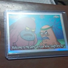Topps 2015 SpongeBob SquarePants Chrome #25 Welcome to the Salty Spitoon picture
